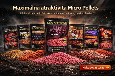 Ako používať micro method feeder pelety na kapra – kompletný návod od Qantica