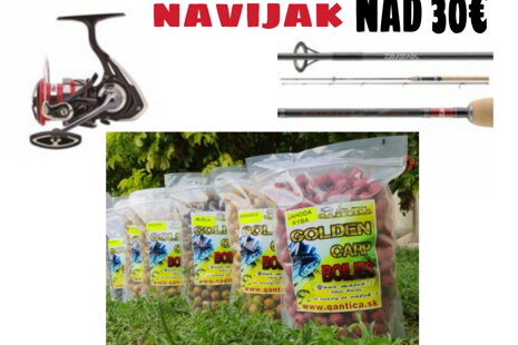 Ku každému nákupu navijaku ,alebo udice mozete získať bolies 3kg za 1,99€